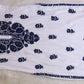 ANTARA White & Navy Blue Long Rayon kurta