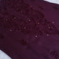 Mirha Plum Rayon sequin embllished Long Kurta