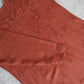 Mirha Rust Rayon sequin embllished Long Kurta