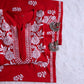 Gulab Red Rayon Kurta Palazzo set