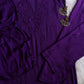 Falak deep purple noodle strap 3 piece suit set