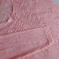 Nazakat Peach Cotton short kurta