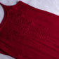 Falak Maroon Noodle Strap 3 Piece Kurta set