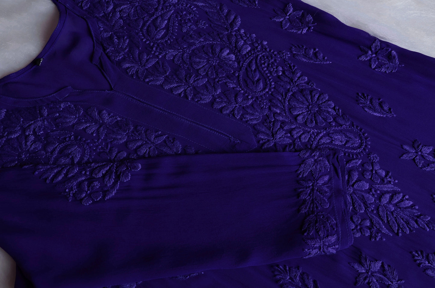 naaz Deep Purple Viscose 3 Piece Set