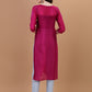 ROOP Rani Pink Pure Chiffon Kurta