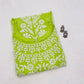 NAZAKAT Lime Green Cotton Kurta