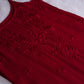 Falak Maroon Noodle Strap 3 Piece Kurta set