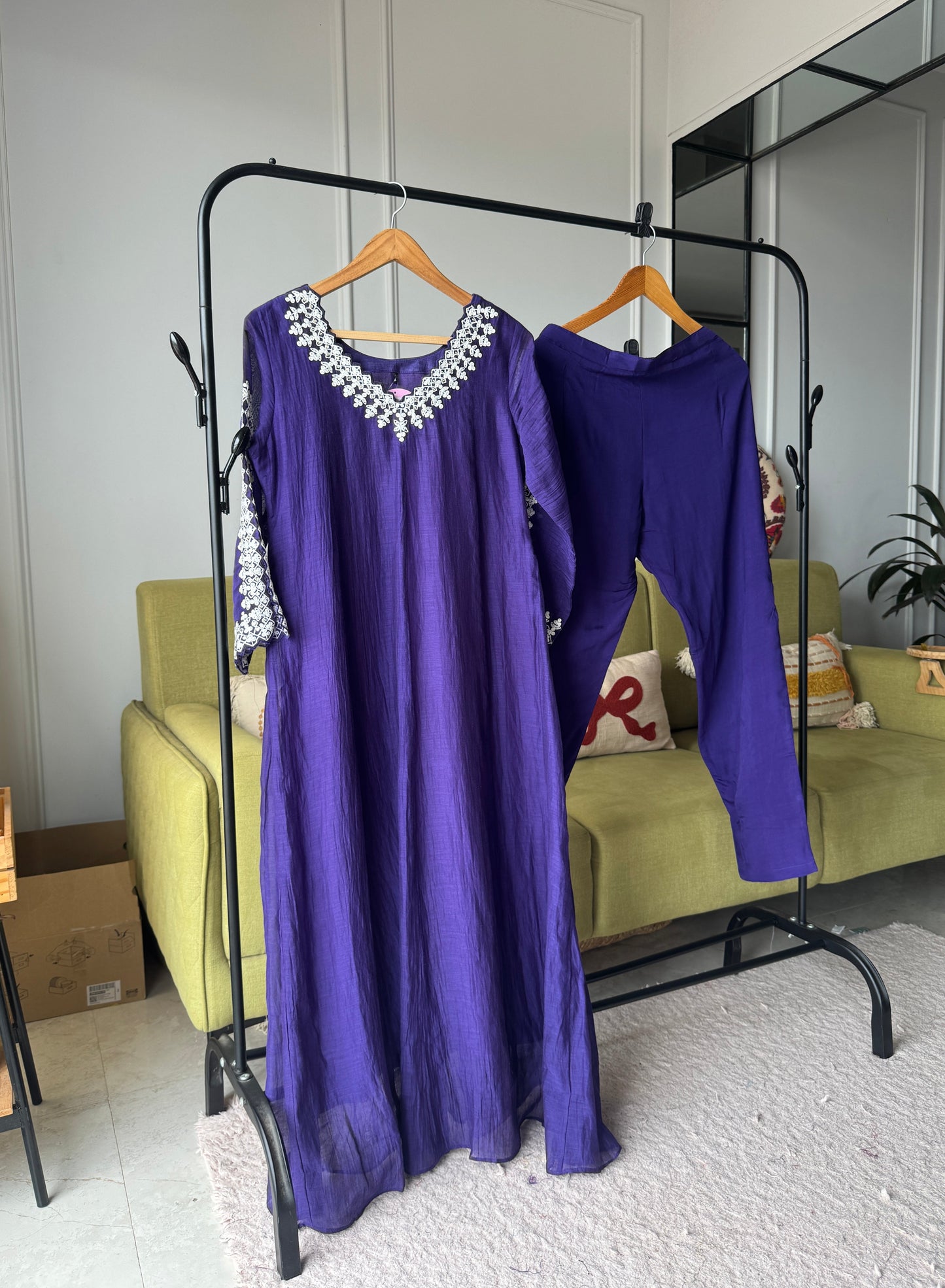 Aarzoo Mul Chanderi Embroidery