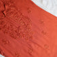 Kyara Rust Orange Short Rayon Kurta