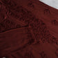 Ulfat Chocolate Brown  2 piece Rayon set