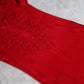 Amber Red Long Rayon Kurta