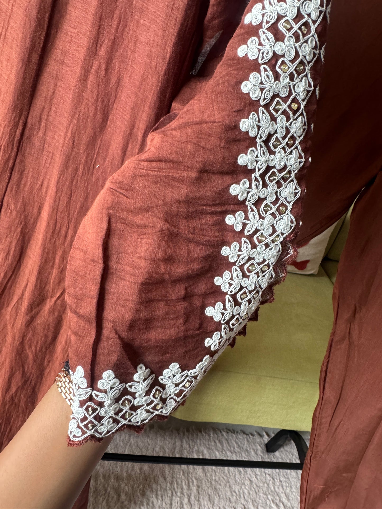 Aarzoo Mul Chanderi Embroidery