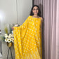 Ridhi Yellow Rayon Kurta Pant Set