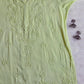 Nazakat Lime Green Cotton short kurta