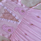 Inaya Baby Pink Pure Chiffon Dress