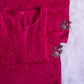 anora Deep Pink Rayon Kurta Pant set