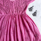 Khwaab Dusty Purple Kota Pearl short Frock