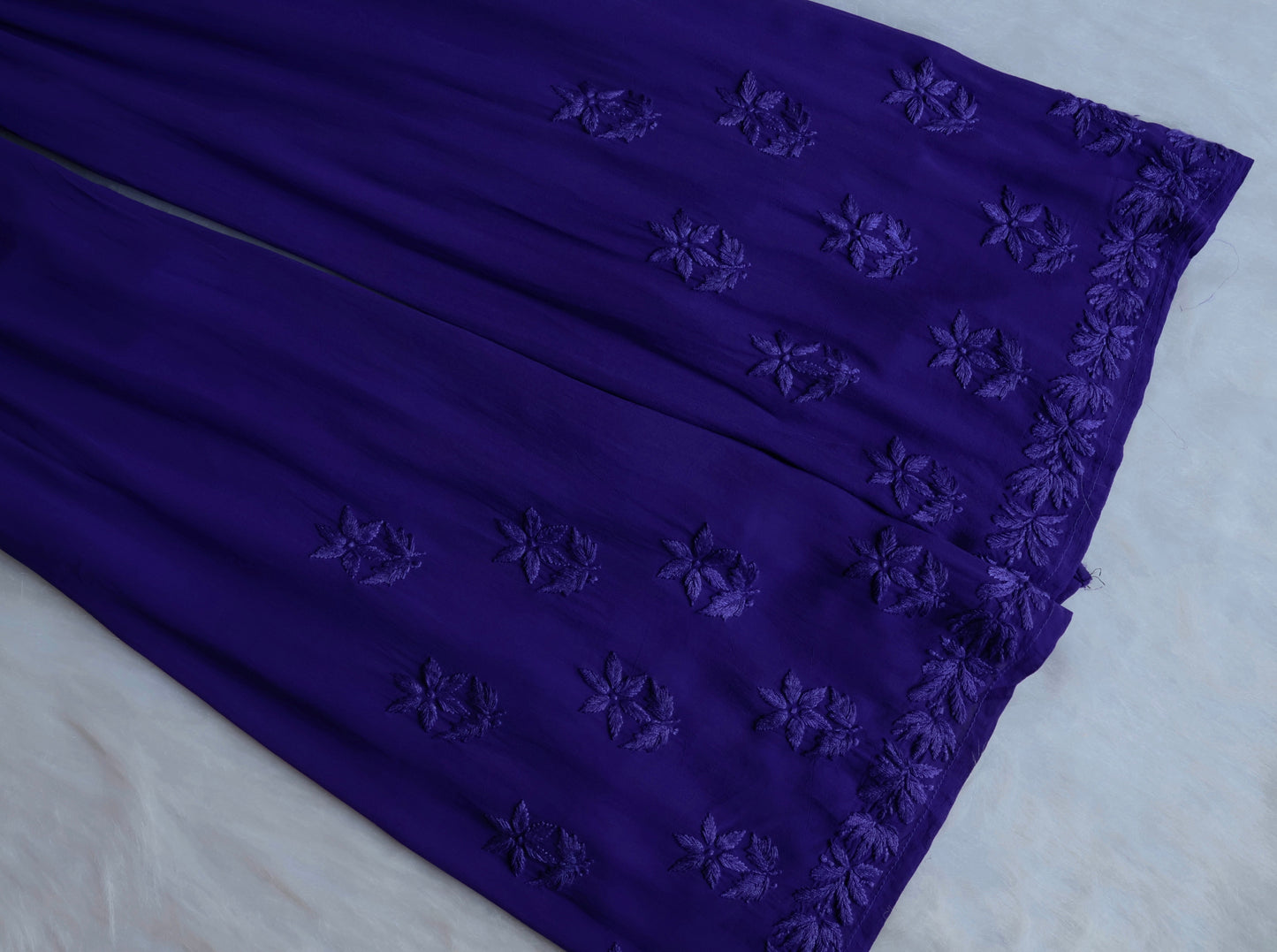 naaz Deep Purple Viscose 3 Piece Set