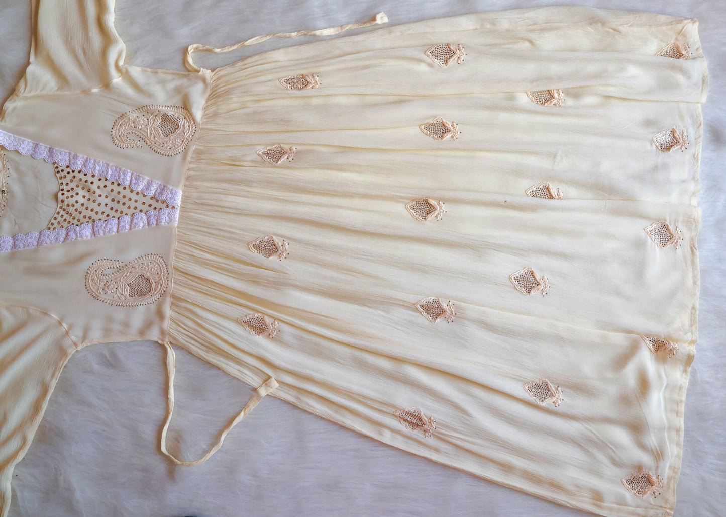 Inaya Butter Yellow Pure Chiffon Dress