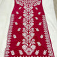 NAZAKAT Magenta Cotton Kurti