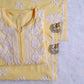 Gulab Pastel Yellow Rayon Kurta Pant set