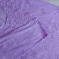 Nazakat Lavender Cotton short kurta