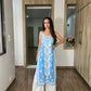 NAZAKAT Powder Blue Cotton Kurta