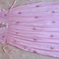 Inaya Baby Pink Pure Chiffon Dress