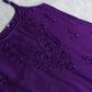 Falak deep purple noodle strap 3 piece suit set