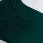Ida Bottle Green Rayon mukaish Long Kurta
