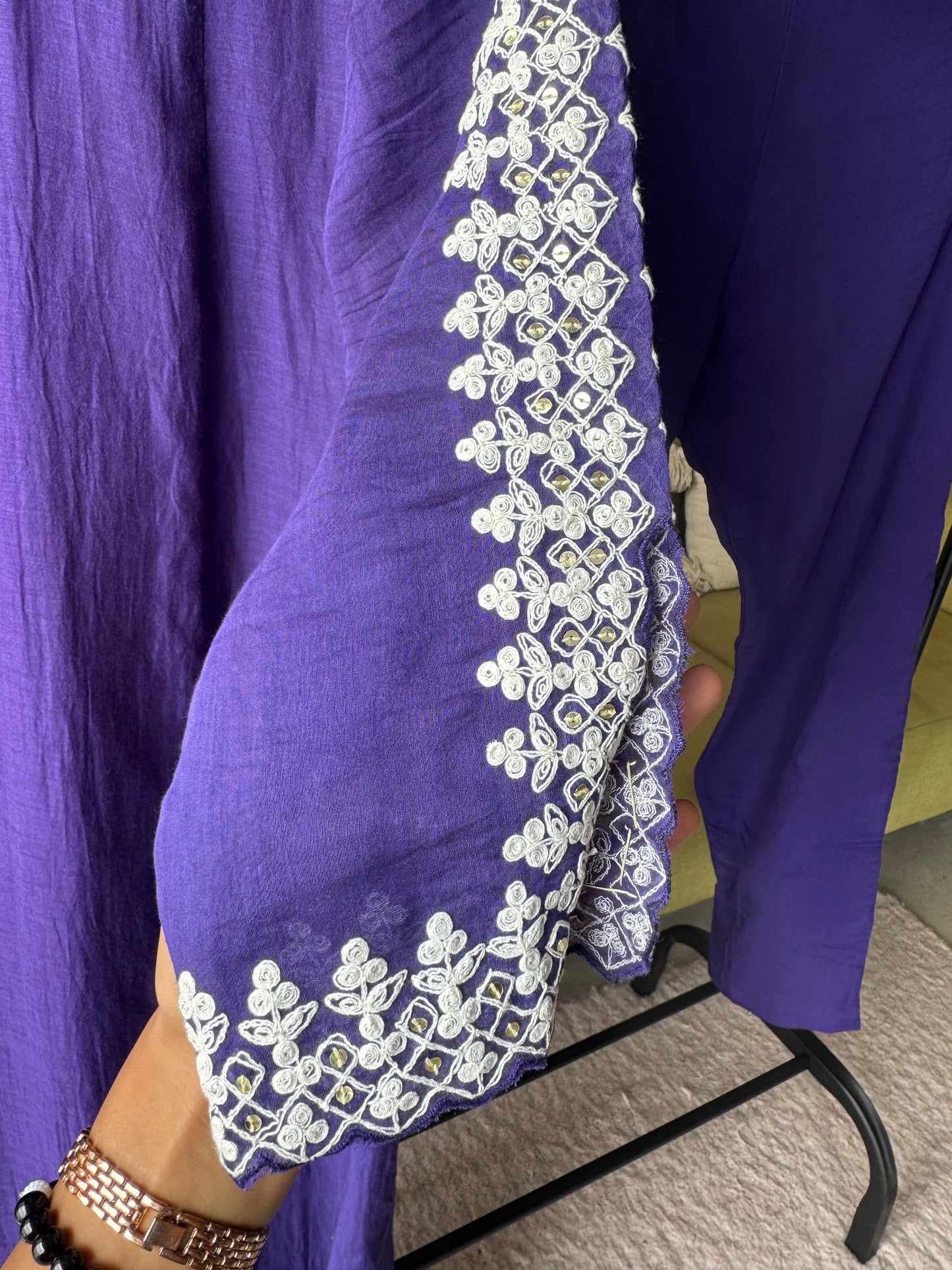 Aarzoo Mul Chanderi Embroidery