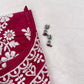 NAZAKAT Magenta Cotton Kurti