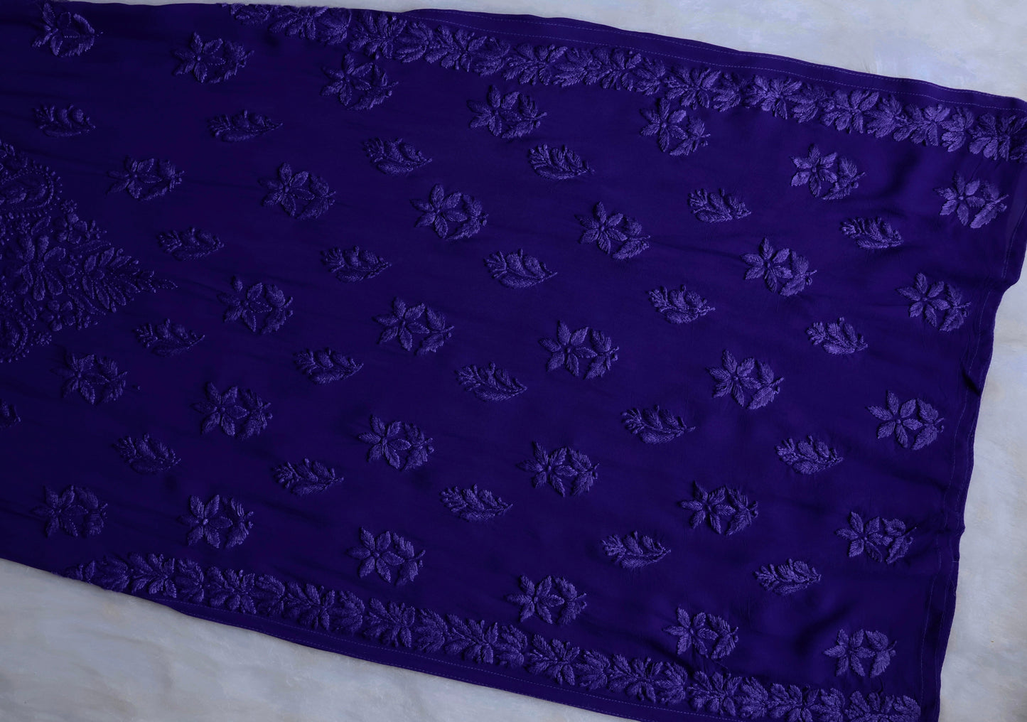naaz Deep Purple Viscose 3 Piece Set