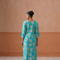 Reetika Blue Floral Chikankari Embroidery Kurta