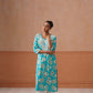 Reetika Blue Floral Chikankari Embroidery Kurta