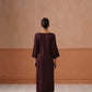 Aayat Chocolate Brown Rayon Kurta Pant set