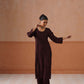 Aayat Chocolate Brown Rayon Kurta Pant set