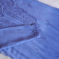 Amber Ice Blue Ombre Long Rayon Kurta