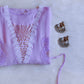 Inaya Lavender Pure Chiffon Dress