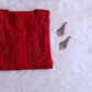 Ehsaas Red Viscose Georgette Kurta