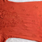 Kyara Rust Orange Short Rayon Kurta