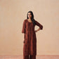 Rozana Brown 2 piece Rayon kurta set