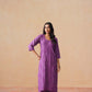 Rozana dusty purple 2 piece Rayon kurta set