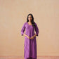 Rozana dusty purple 2 piece Rayon kurta set