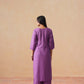 Rozana dusty purple 2 piece Rayon kurta set
