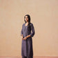 Anouki Dark Grey 2 Piece Rayon Kurta Set