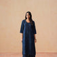 Rozana Navy blue 2 piece Rayon kurta set