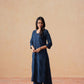 Rozana Navy blue 2 piece Rayon kurta set