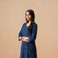 Rozana Navy blue 2 piece Rayon kurta set