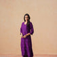 Rozana purple 2 piece Rayon kurta set